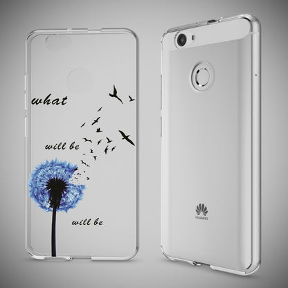 NALIA Handyhülle kompatibel mit Huawei Nova, Slim Silikon Motiv Case Cover Hülle Crystal Schutzhülle Dünn Durchsichtig, Etui Handy-Tasche Back-Cover Smart-Phone Bumper
