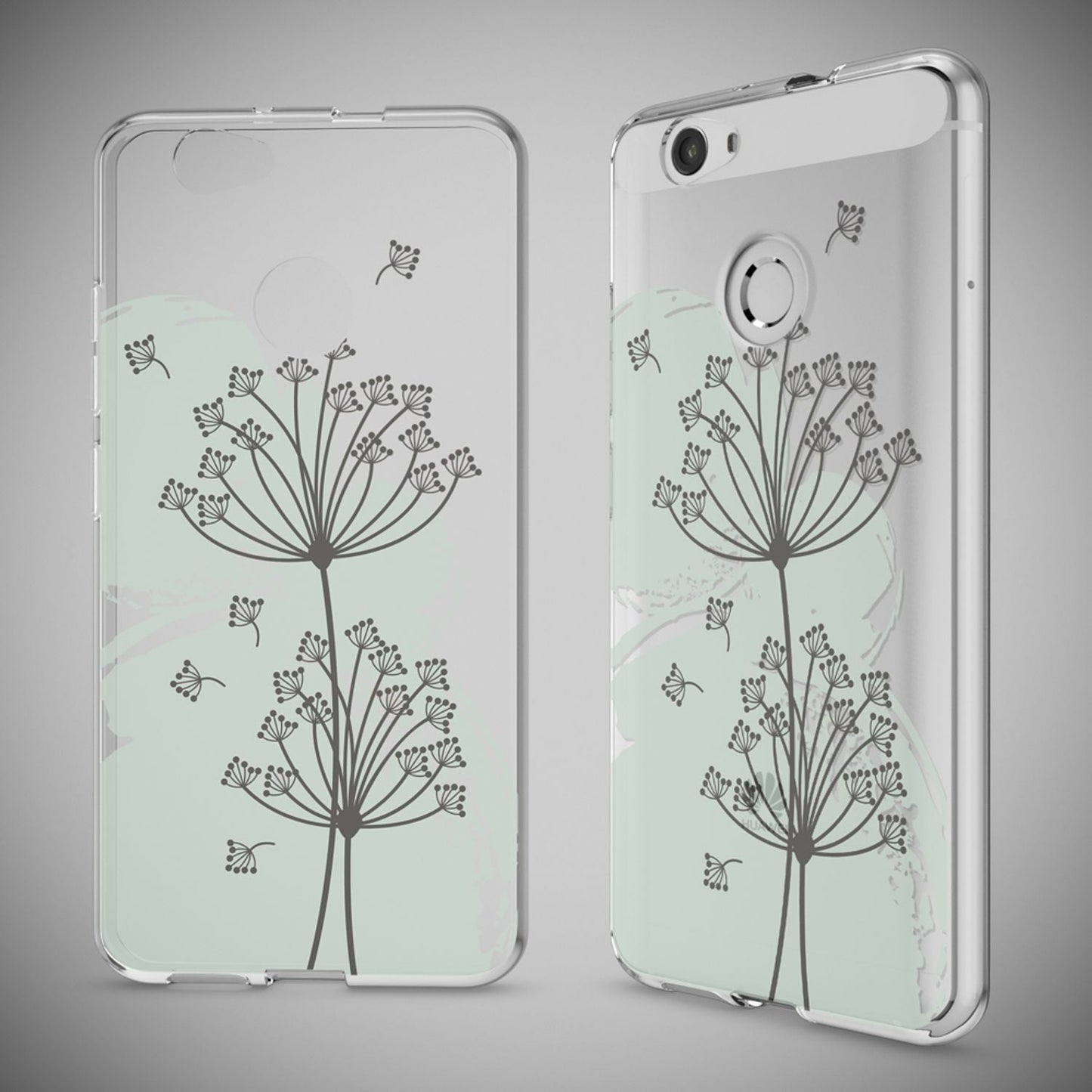 NALIA Handyhülle kompatibel mit Huawei Nova, Slim Silikon Motiv Case Cover Hülle Crystal Schutzhülle Dünn Durchsichtig, Etui Handy-Tasche Back-Cover Smart-Phone Bumper