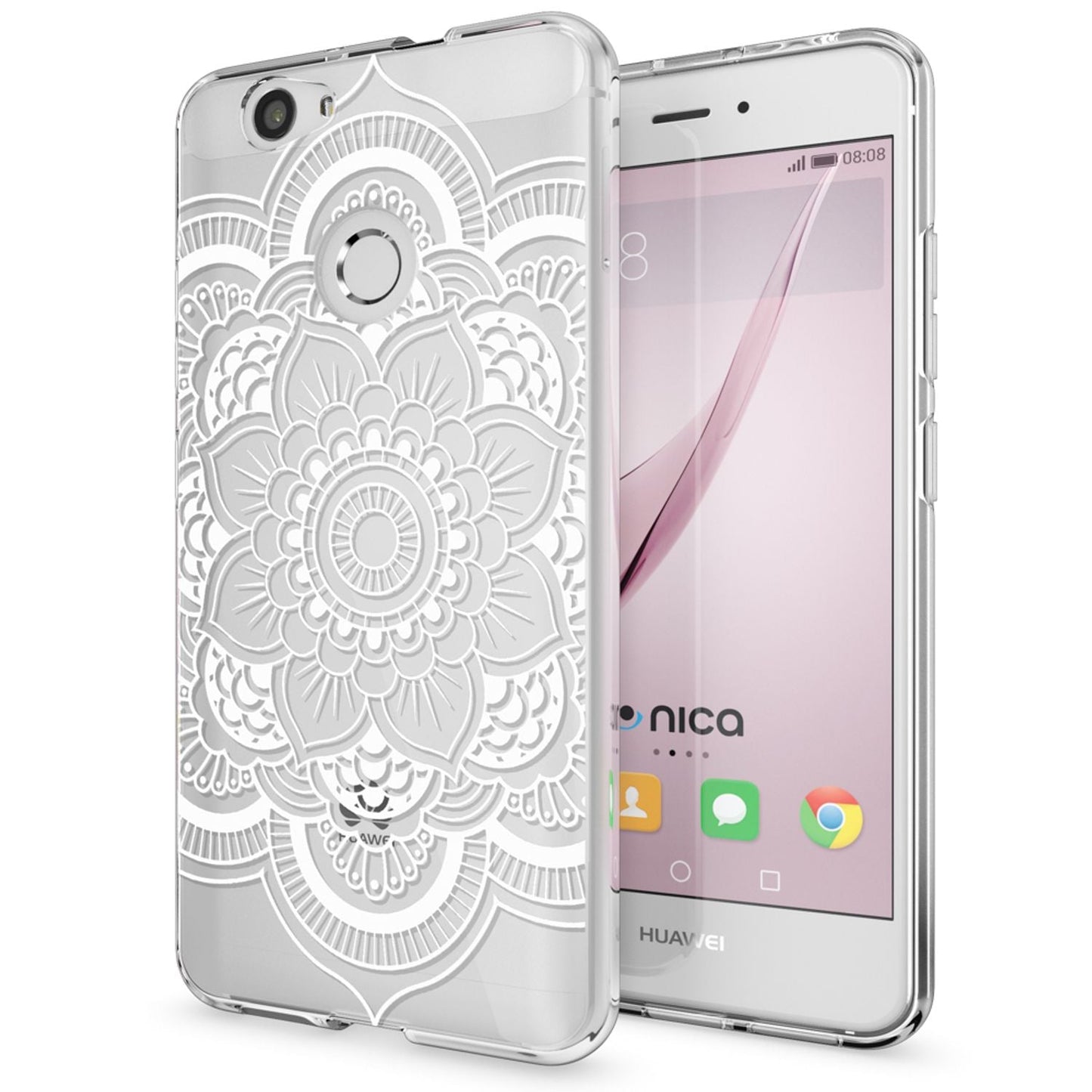NALIA Handyhülle kompatibel mit Huawei Nova, Slim Silikon Motiv Case Cover Hülle Crystal Schutzhülle Dünn Durchsichtig, Etui Handy-Tasche Back-Cover Smart-Phone Bumper
