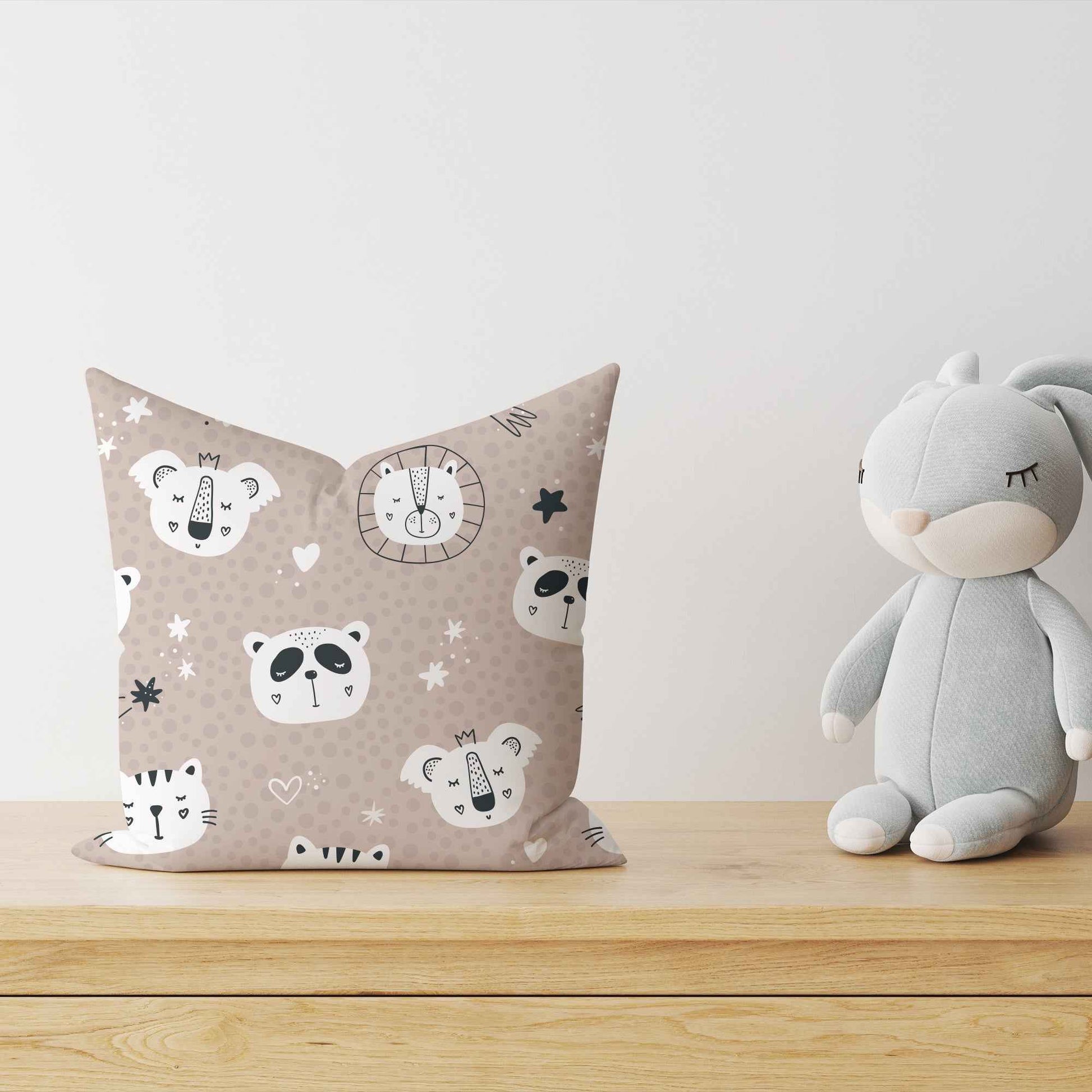 "Zootiere" Kinder Premium Dekokissen