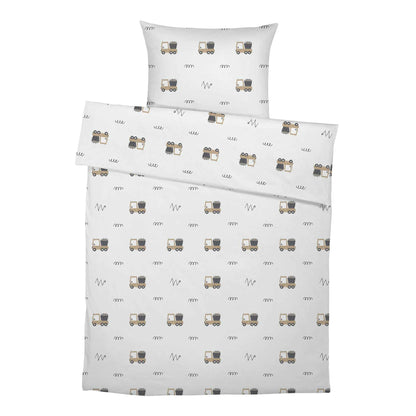"Baufahrzeuge" Premium Kinderbettwäsche