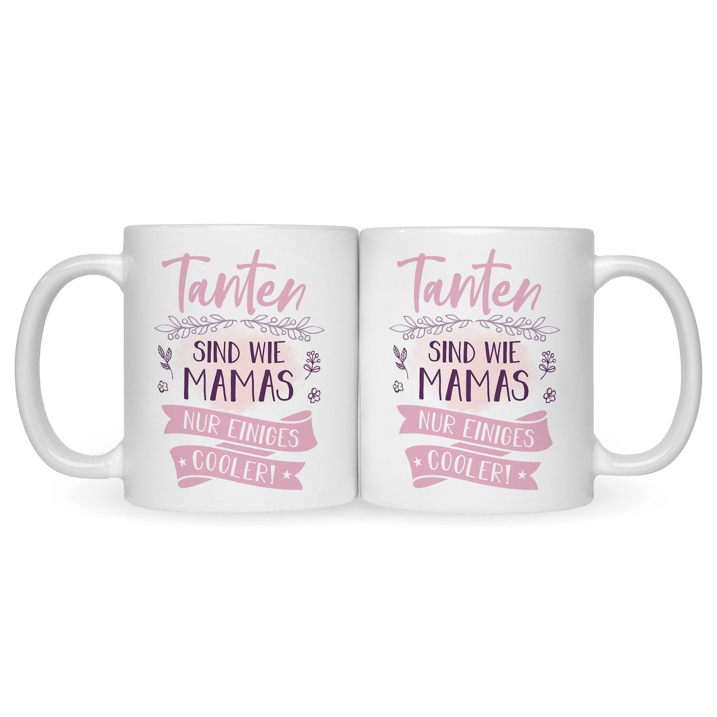Bedruckte Tasse mit Spruch Tanten sind wie Mamas