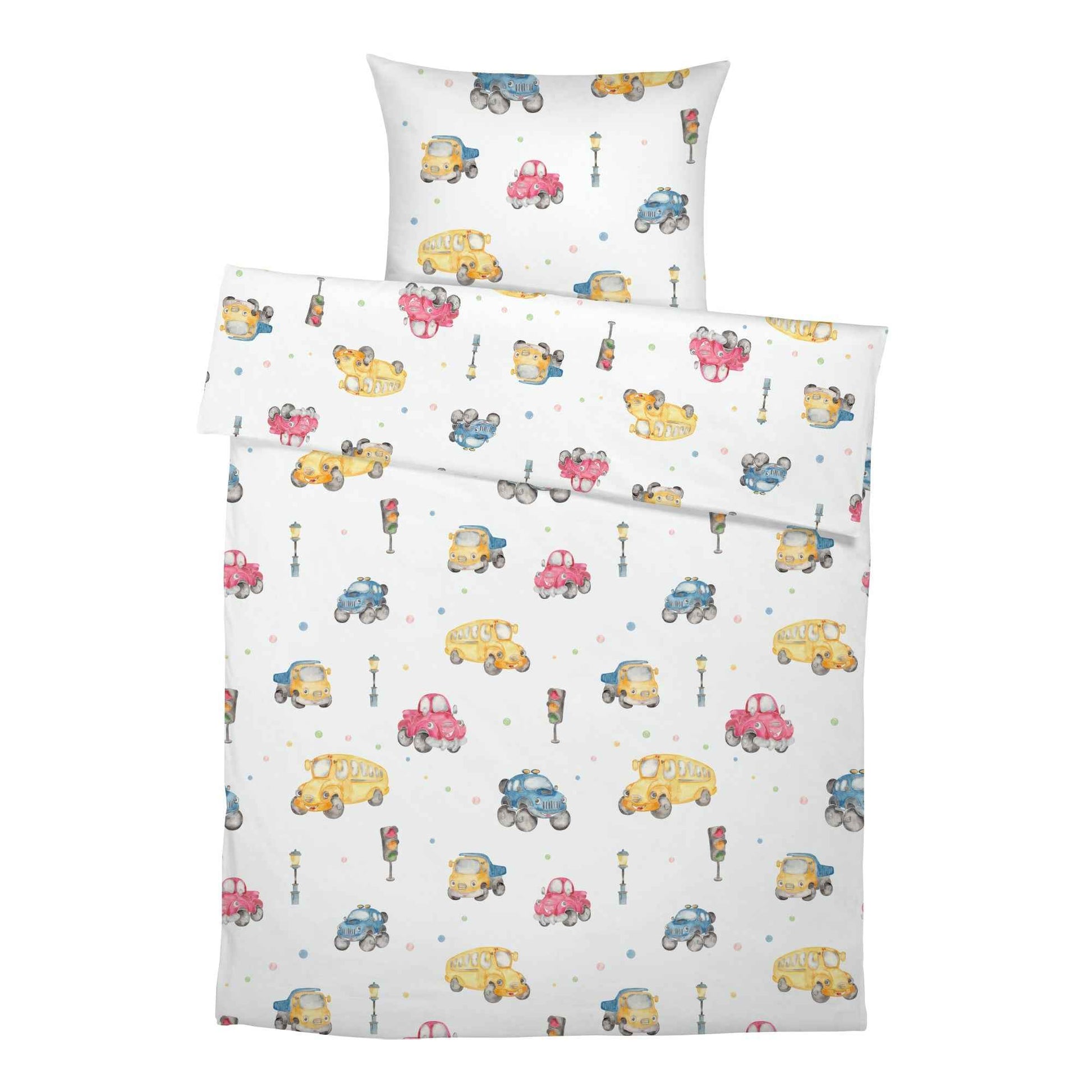 "Autos" Premium Kinderbettwäsche