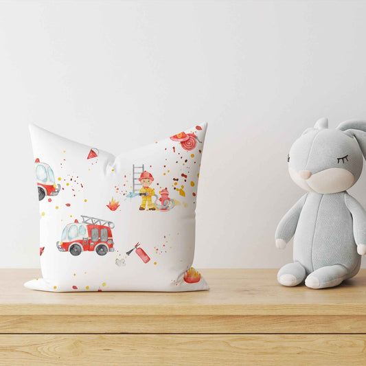 "Feuerwehr" Premium Kinder Dekokissen