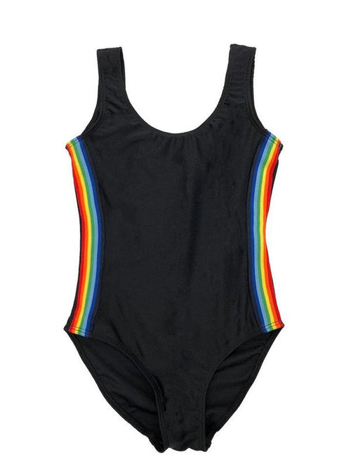 Badeanzug Regenbogen - Meloni2