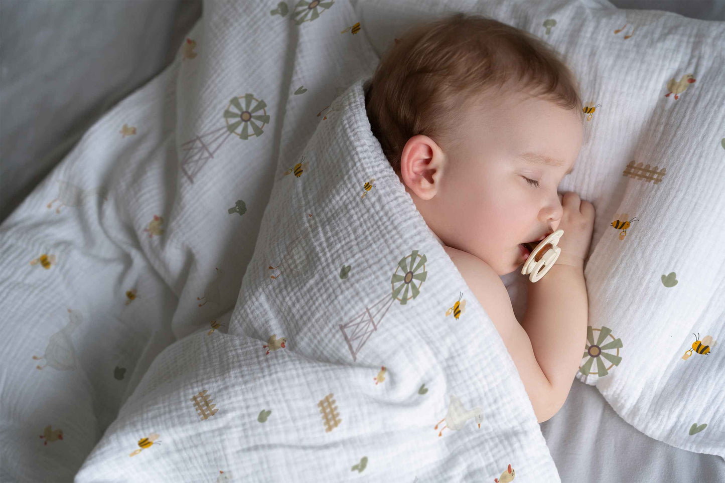 "Gänselein" Premium Kinderbettwäsche