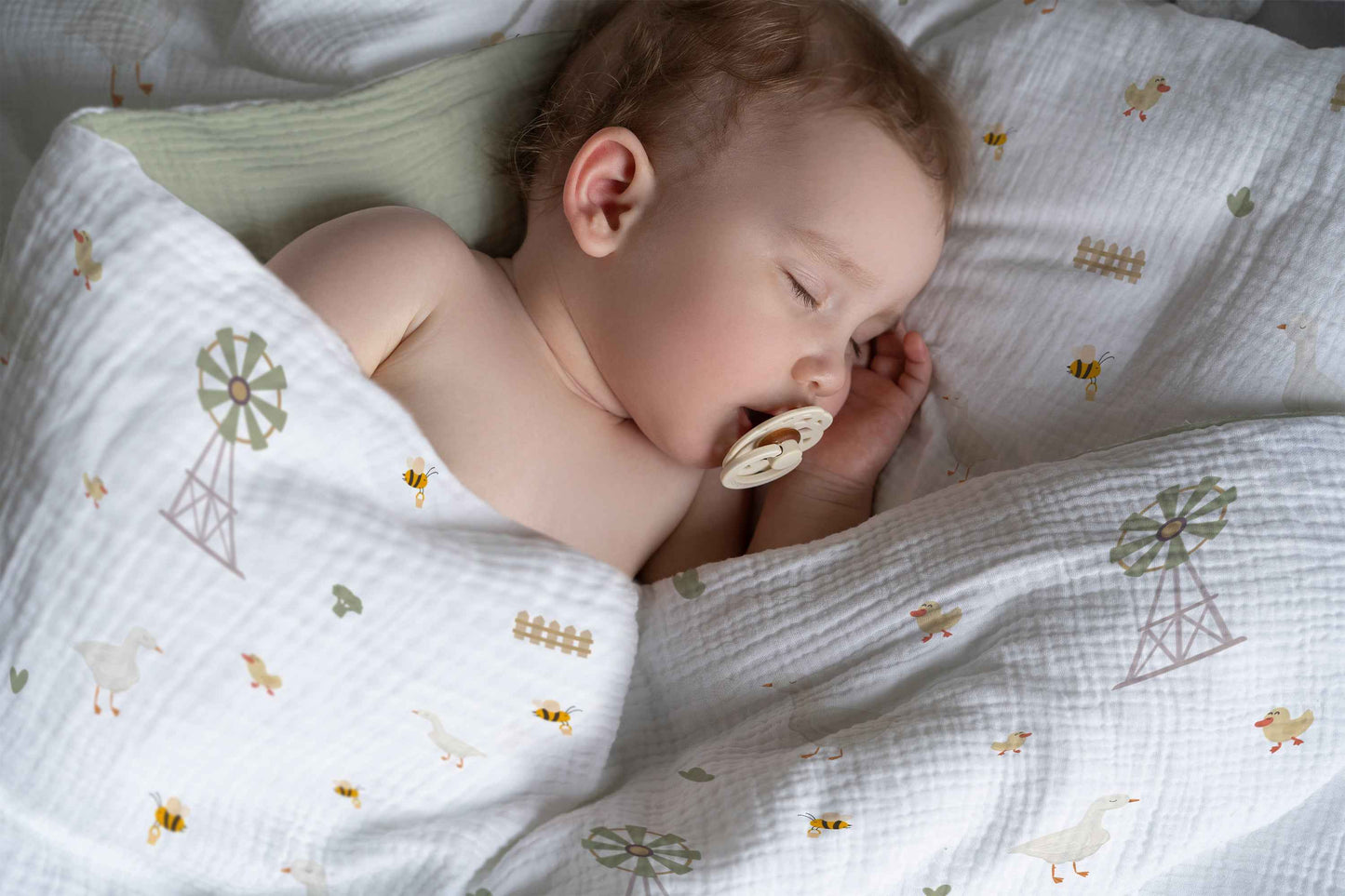 "Gänselein" Premium Kinderbettwäsche