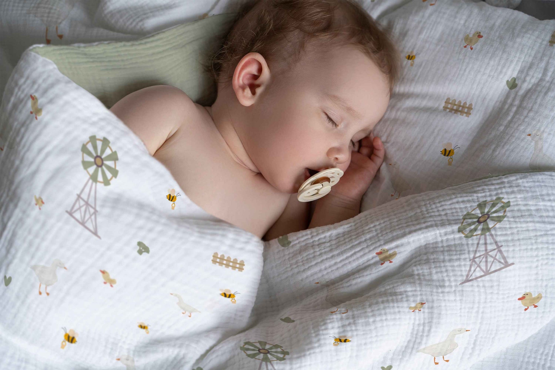 "Gänselein" Premium Kinderbettwäsche