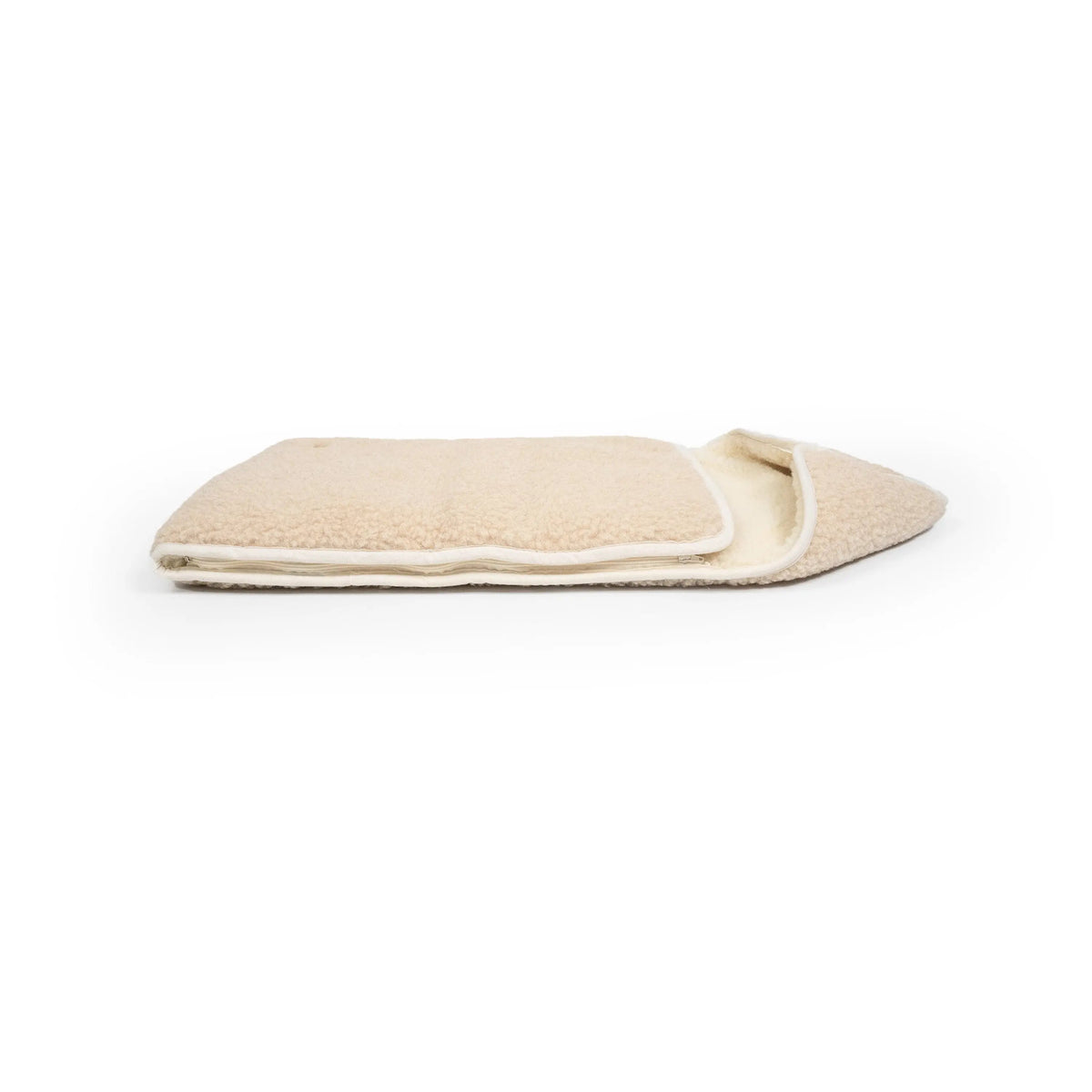 Winter footmuff/sleeping bag made of merino wool – for baby baths &amp; strollers