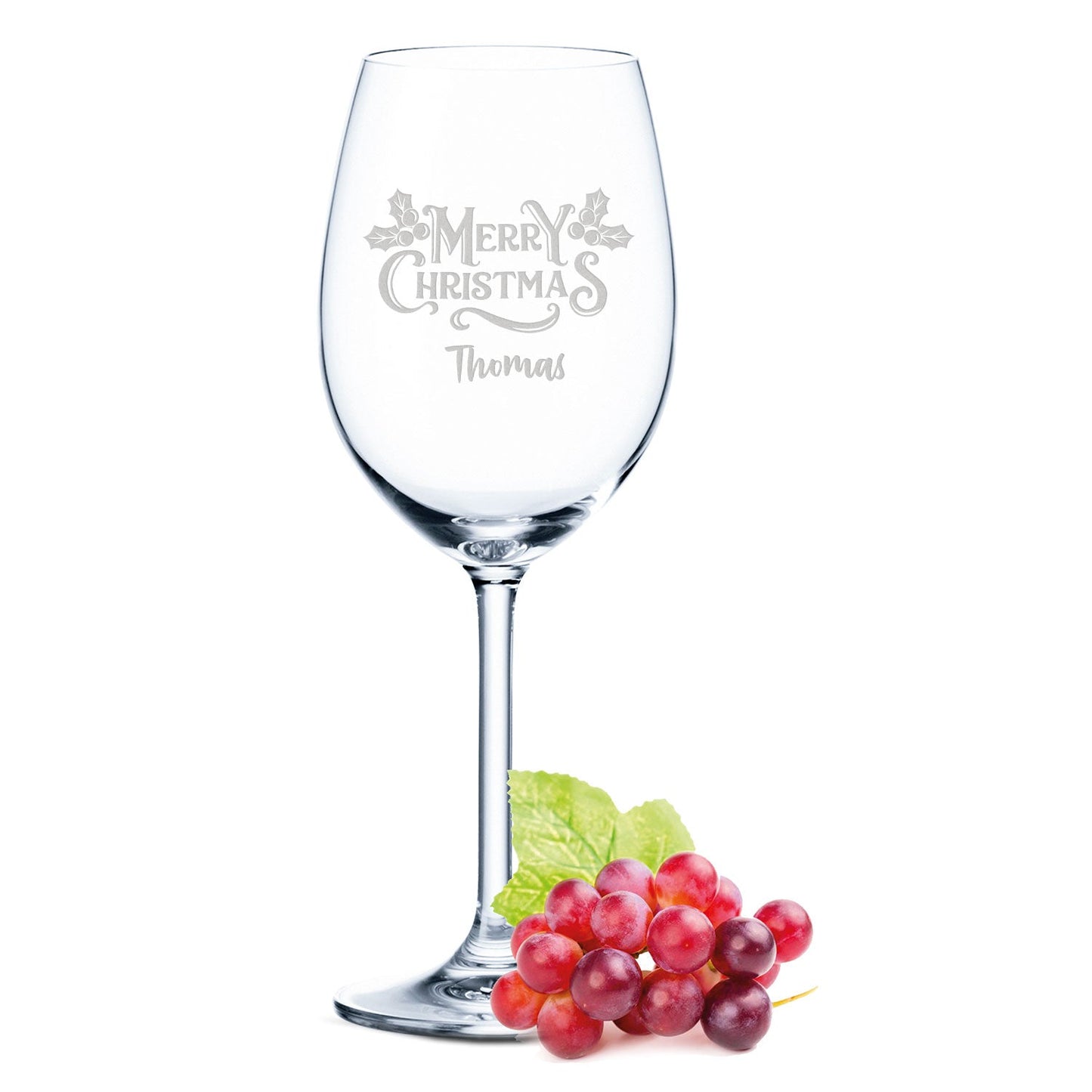 Leonardo Weinglas mit Gravur "Mistelzweige"