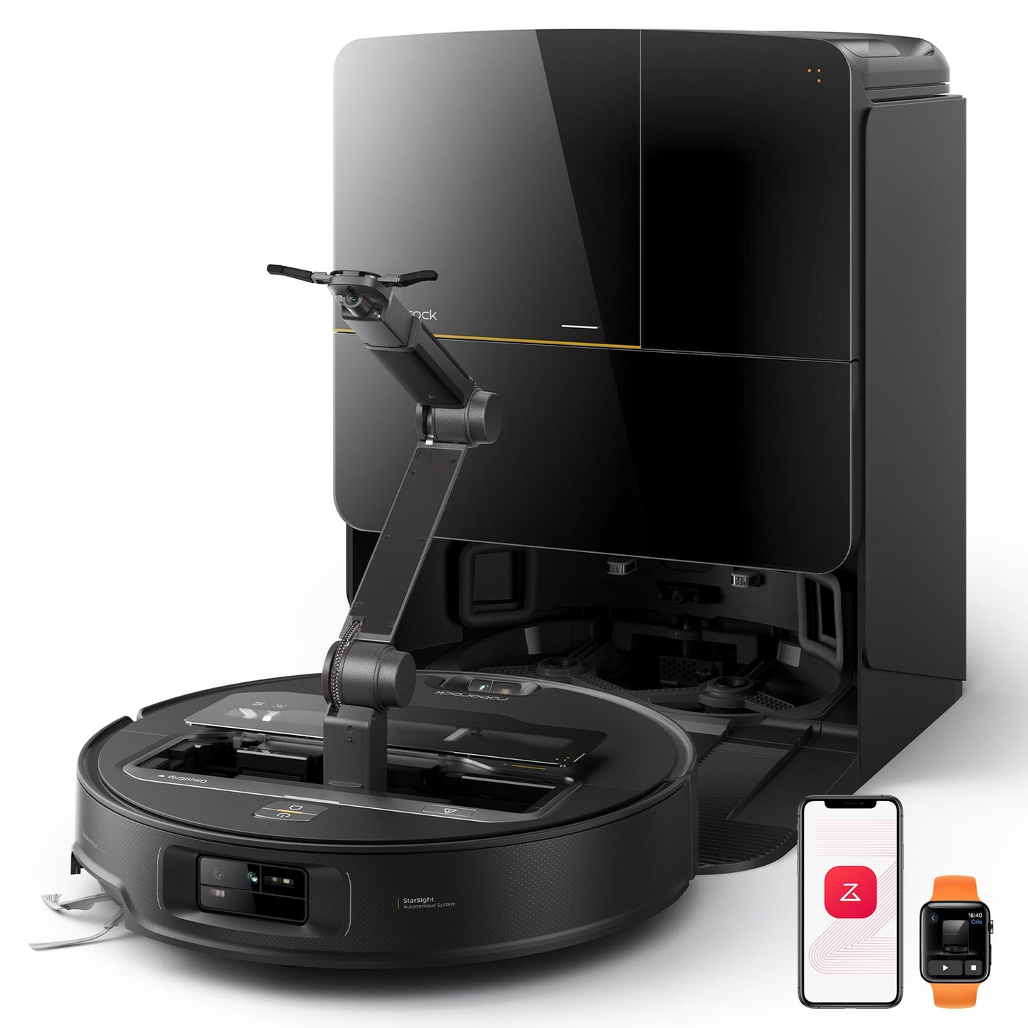 Roborock Saros Z70 Staubsaugerroboter mit mechanischem OmniGrip™ Arm