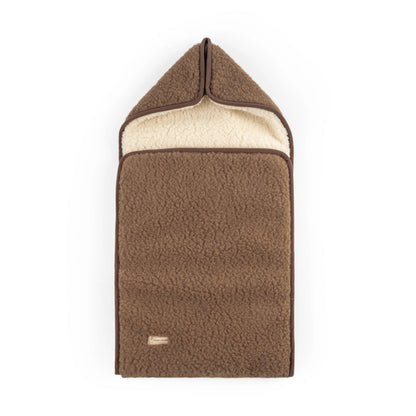 Winter footmuff/sleeping bag made of merino wool – for baby baths &amp; strollers
