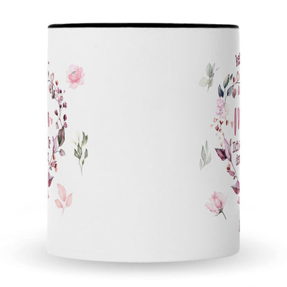Bedruckte Tasse mit Spruch Keine Angst Mama