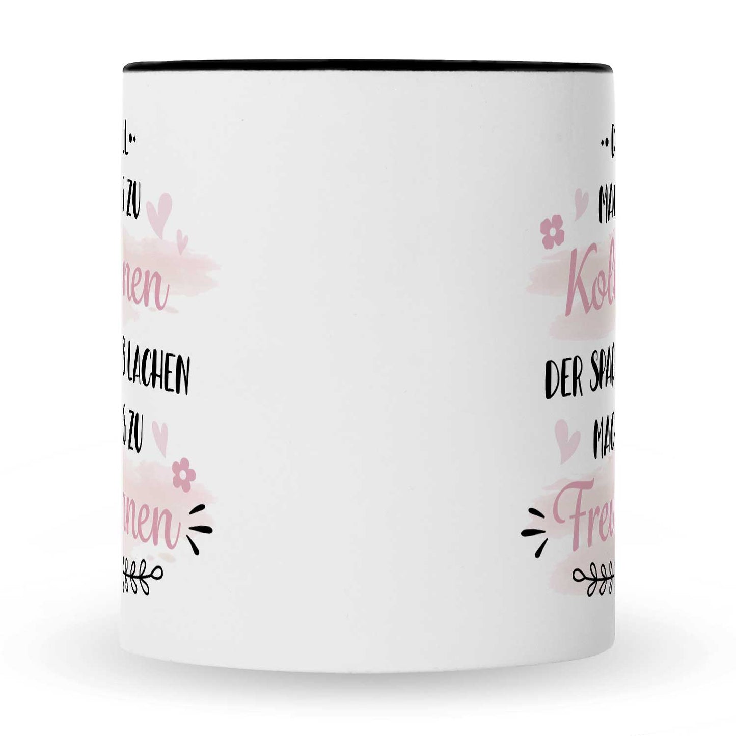 Bedruckte Tasse mit Spruch Der Zufall machte uns zu Kolleginnen