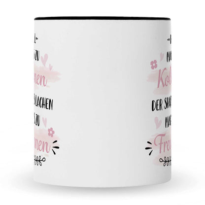 Bedruckte Tasse mit Spruch Der Zufall machte uns zu Kolleginnen