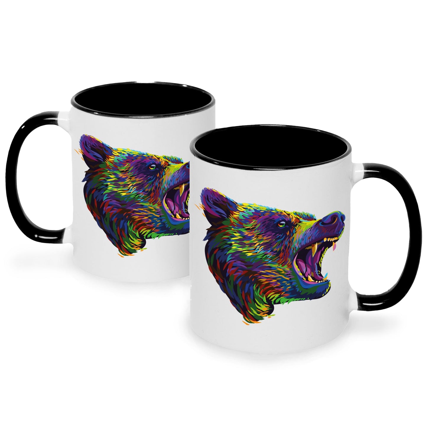 Bedruckte Tasse Bunter Bär