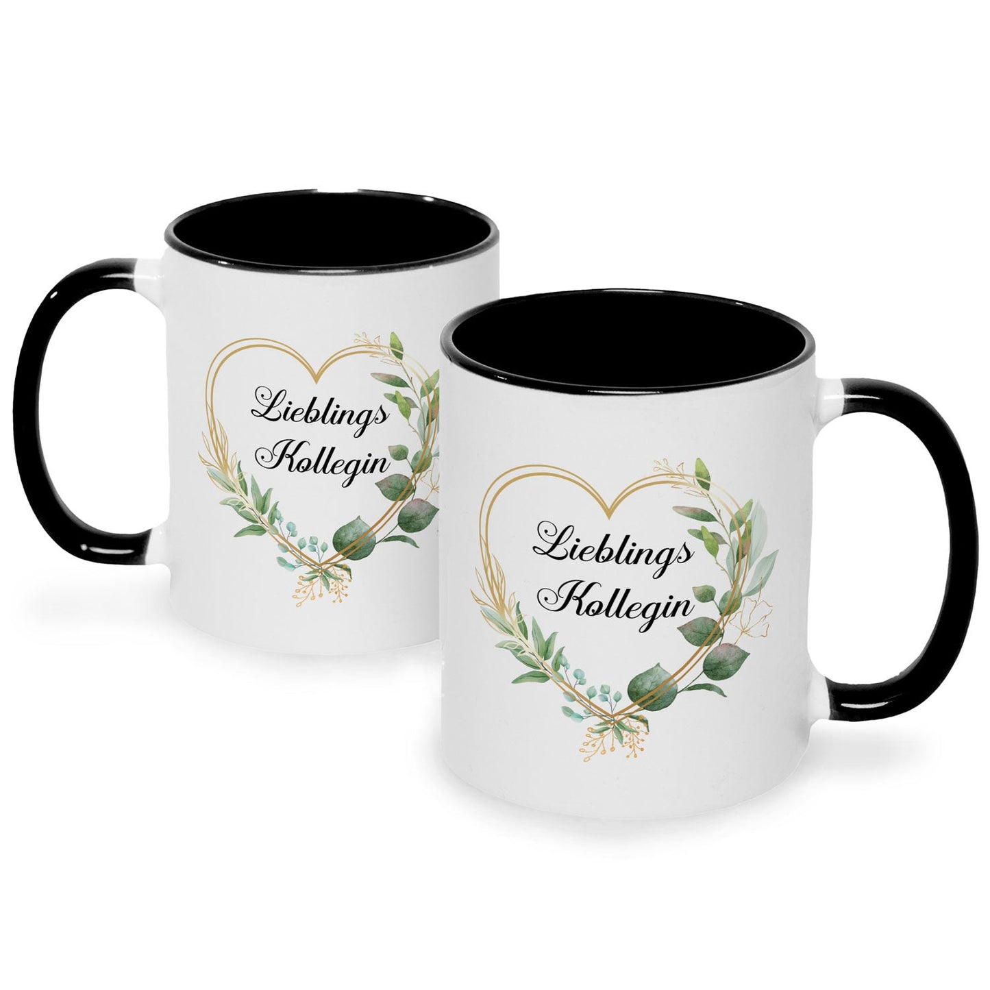 Bedruckte Tasse mit Spruch Lieblingskollegin