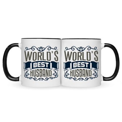 Bedruckte Tasse World's Best Husband