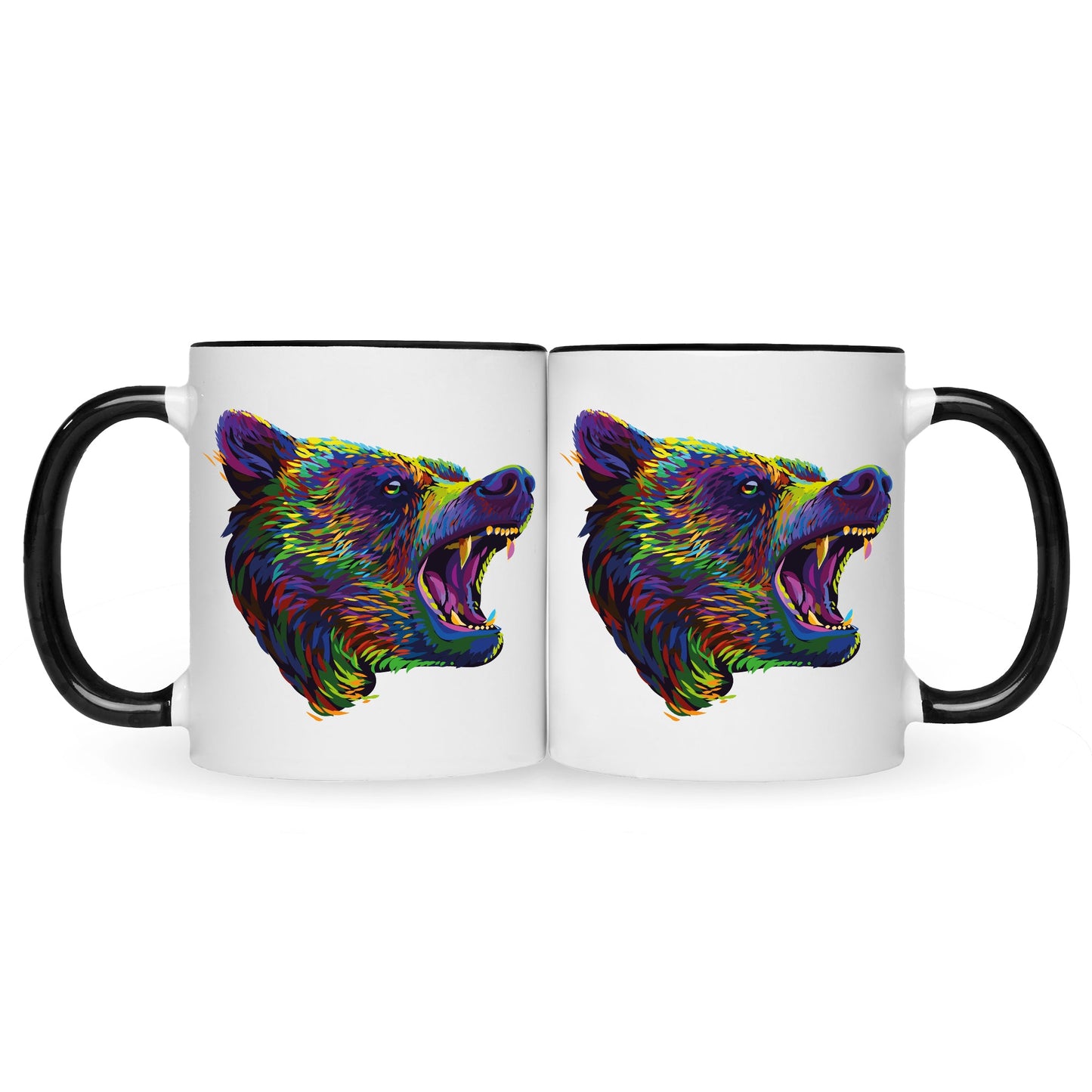 Bedruckte Tasse Bunter Bär