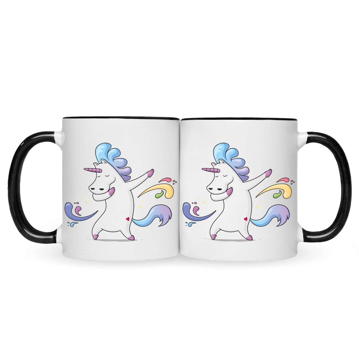 Bedruckte Tasse mit Motiv Einhorn