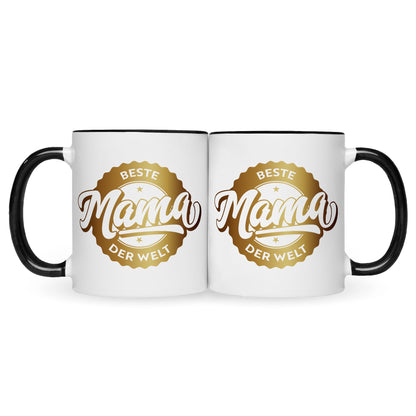 Bedruckte Tasse mit Spruch Beste Mama der Welt