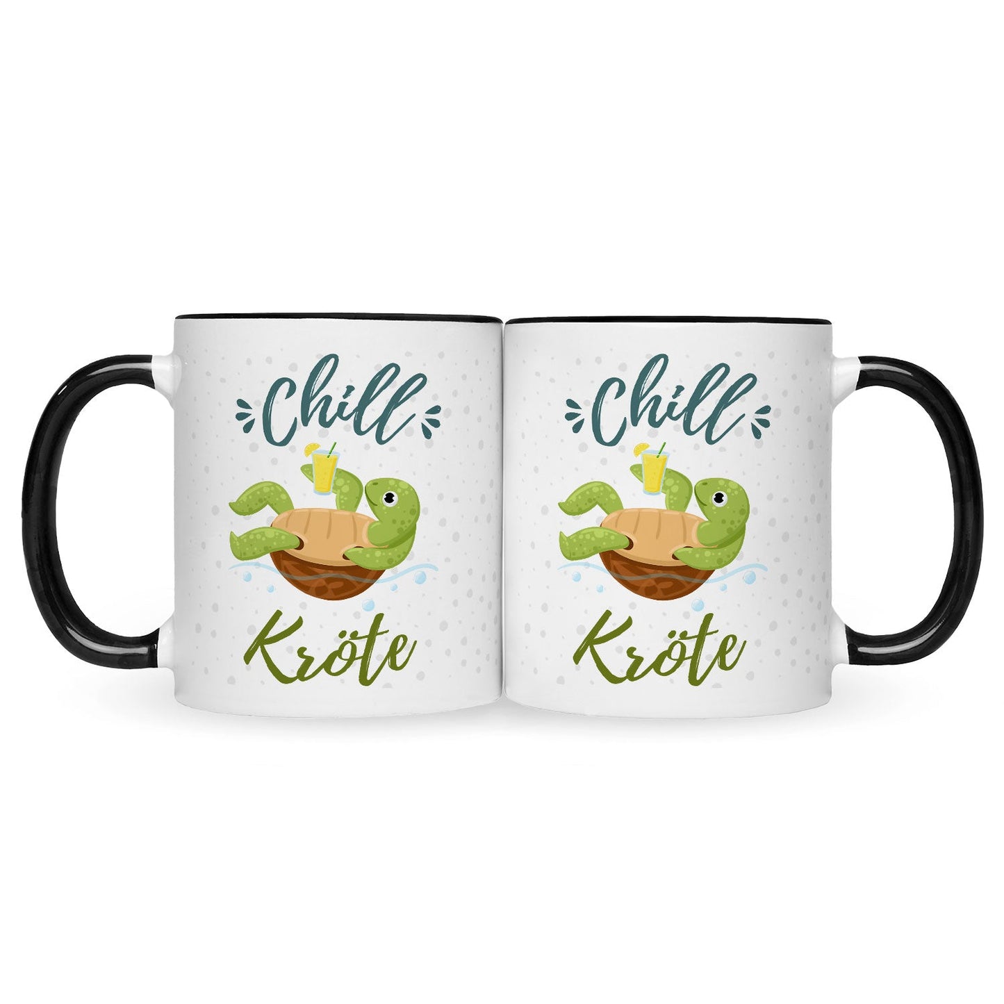 Bedruckte Tasse mit Spruch - Chillkröte