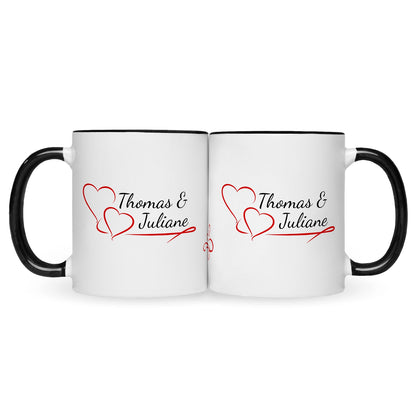 Bedruckte Tasse im Pärchen Design