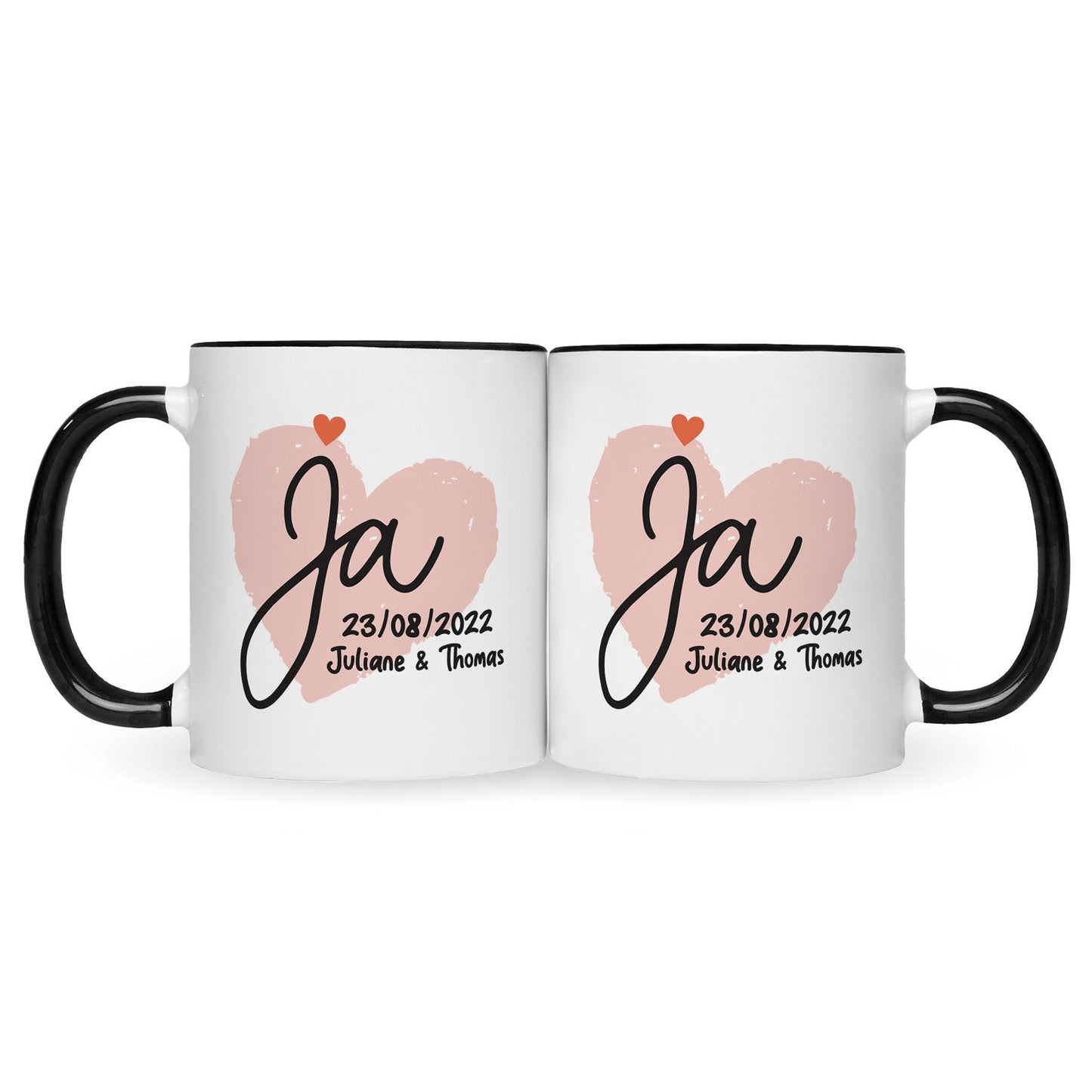 Bedruckte Tasse mit Spruch Wir Sagen Ja