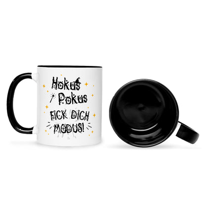 Bedruckte Tasse mit Spruch Hokus Pokus