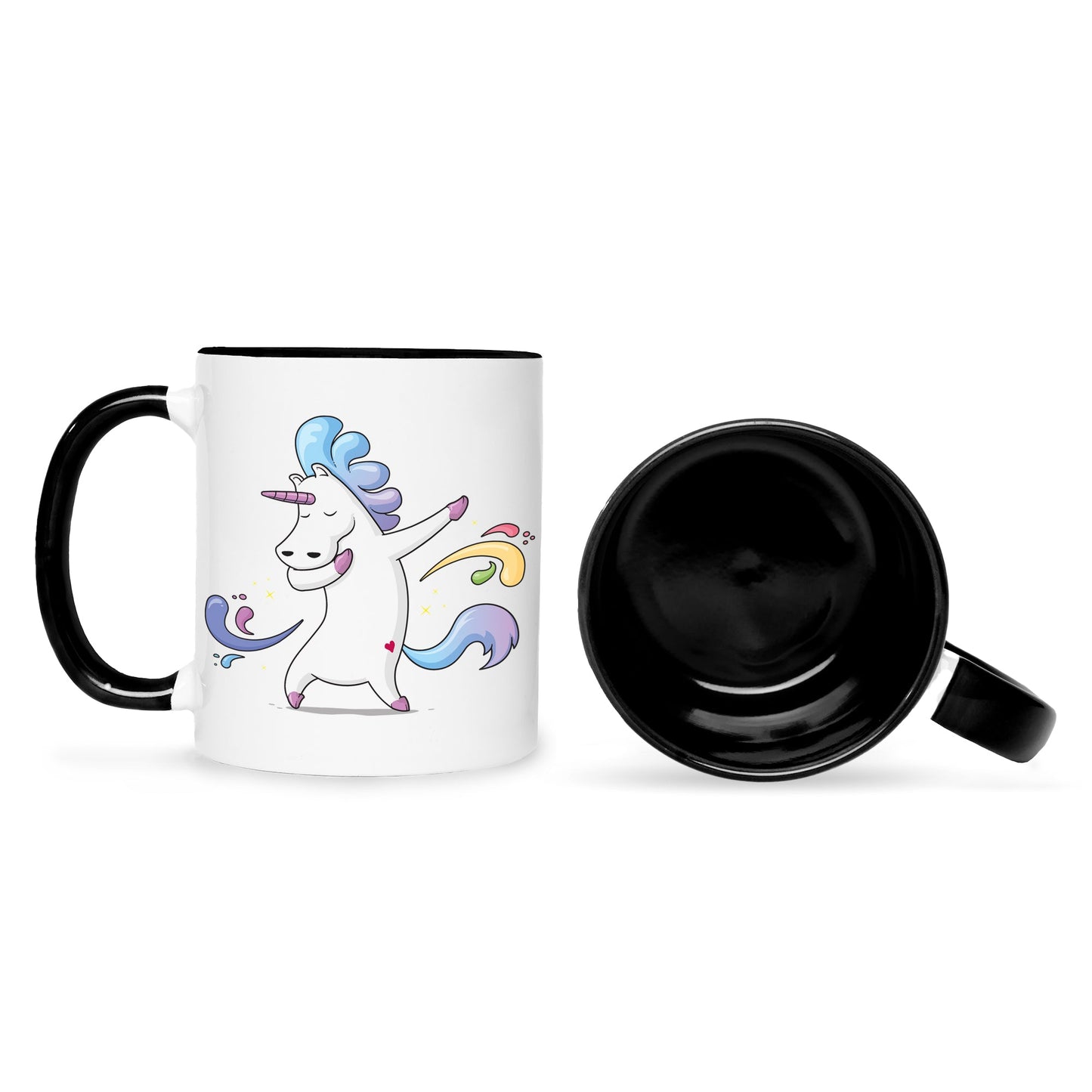 Bedruckte Tasse mit Motiv Einhorn