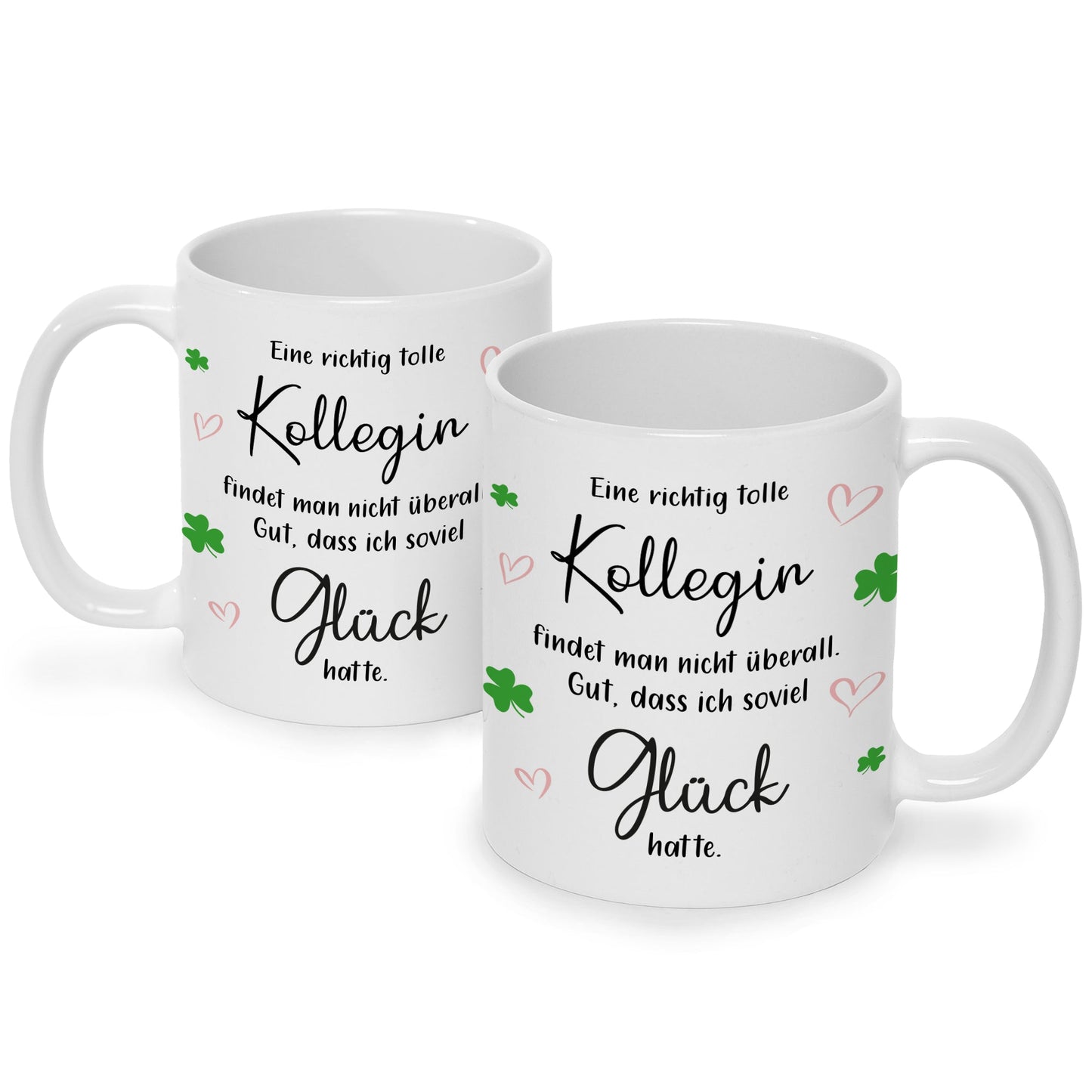 Bedruckte Tasse mit Spruch Tolle Kollegin