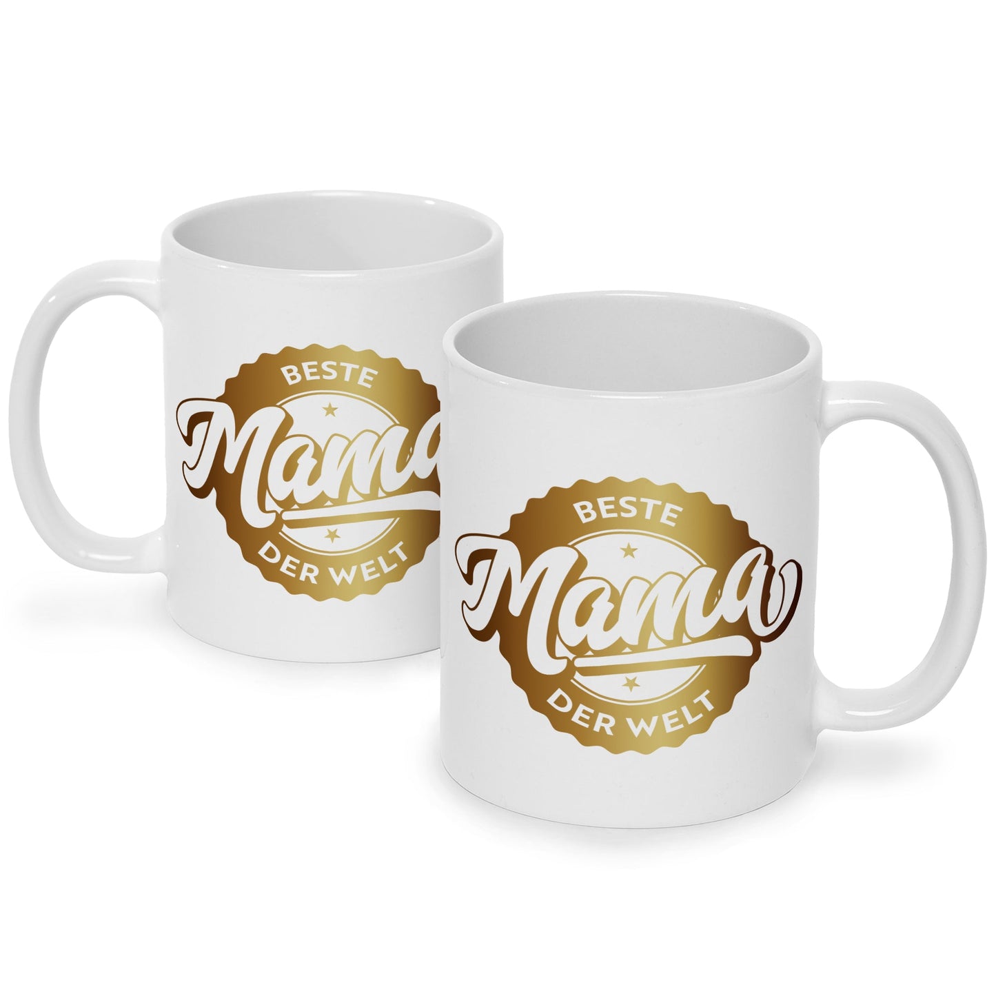 Bedruckte Tasse mit Spruch Beste Mama der Welt