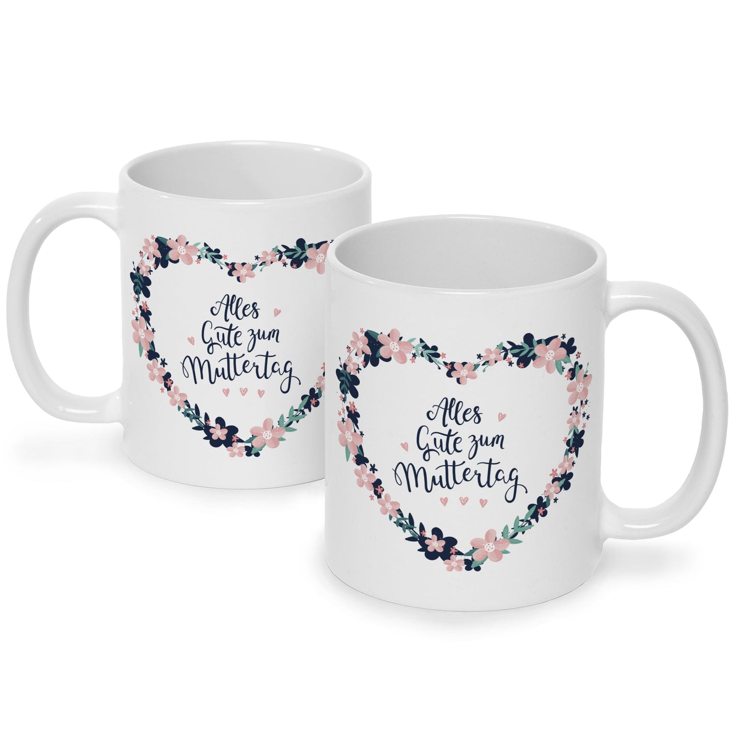 Bedruckte Tasse mit Spruch Alles gute zum Muttertag