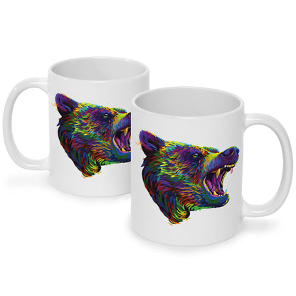 Bedruckte Tasse Bunter Bär
