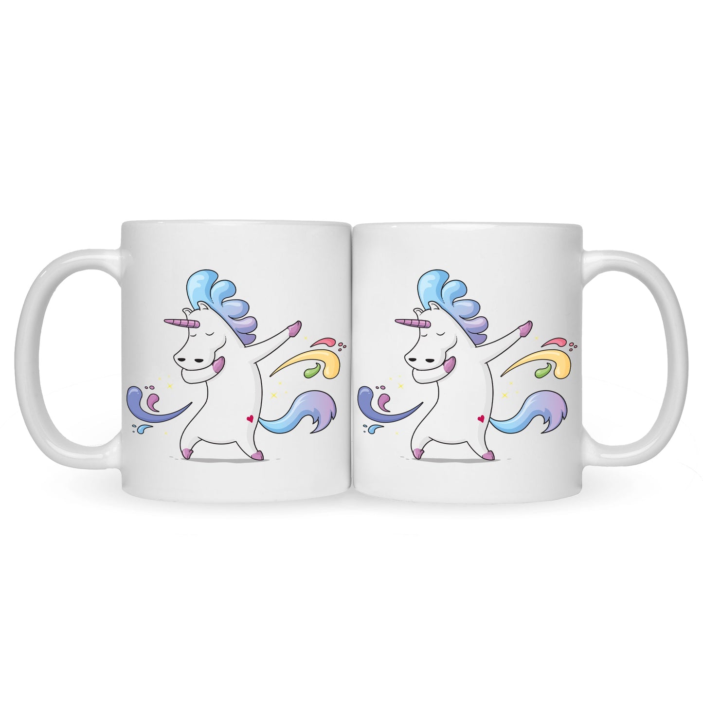 Bedruckte Tasse mit Motiv Einhorn