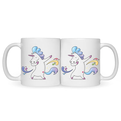 Bedruckte Tasse mit Motiv Einhorn