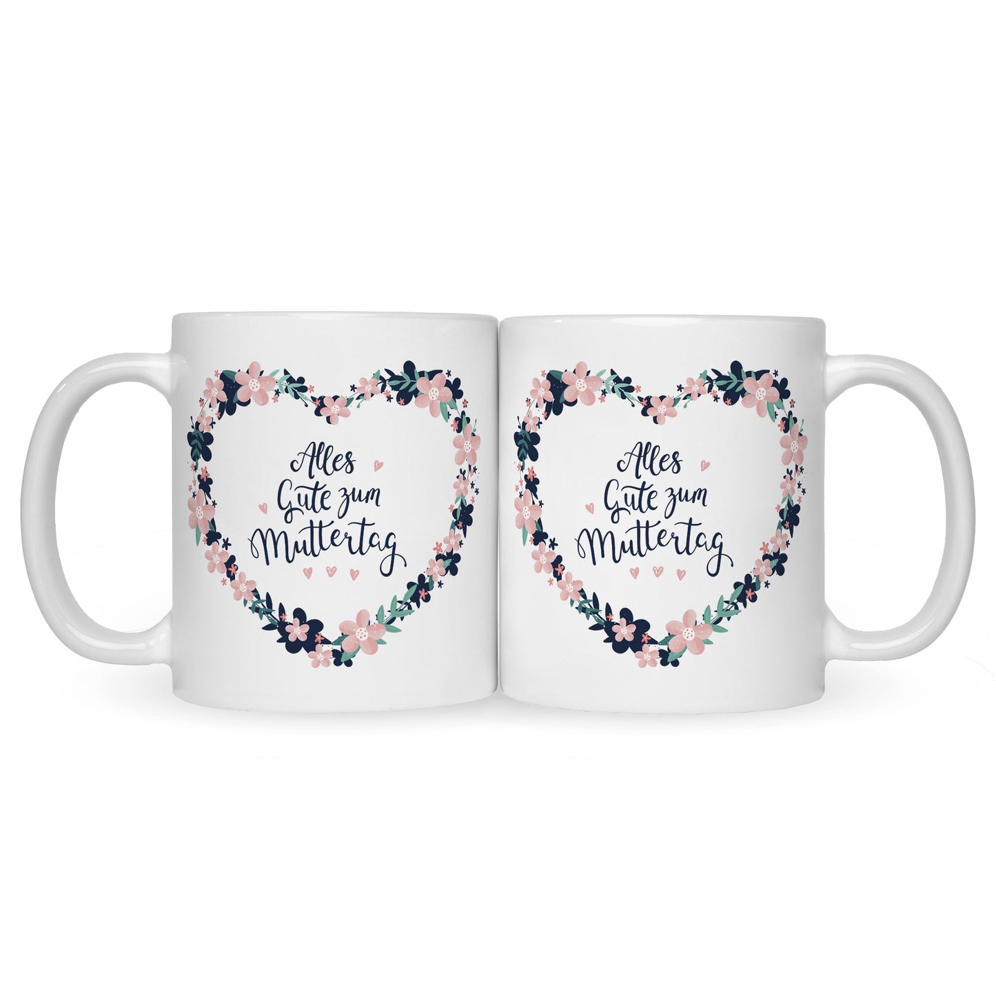 Bedruckte Tasse mit Spruch Alles gute zum Muttertag
