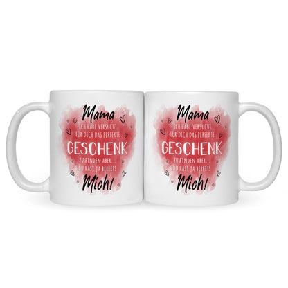 Bedruckte Tasse mit Spruch Geschenk für Mama