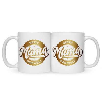 Bedruckte Tasse mit Spruch Beste Mama der Welt