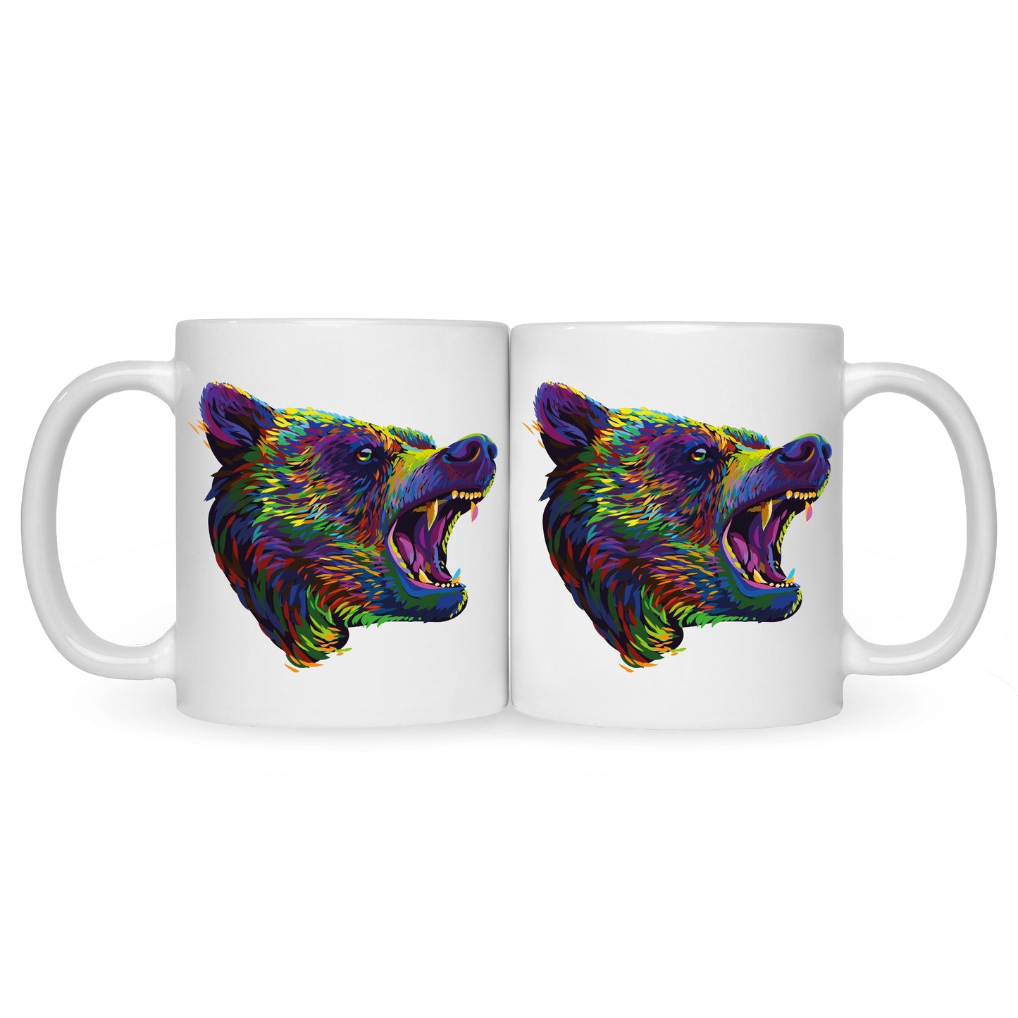Bedruckte Tasse Bunter Bär