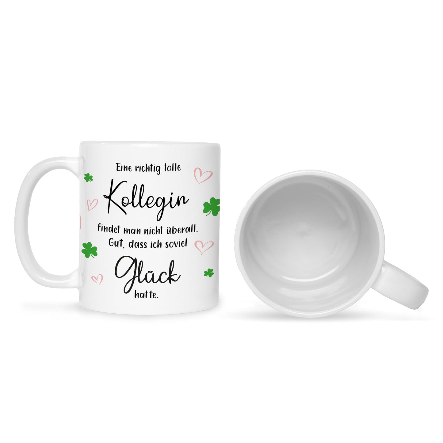 Bedruckte Tasse mit Spruch Tolle Kollegin