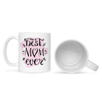 Bedruckte Tasse mit Spruch The best Mom ever