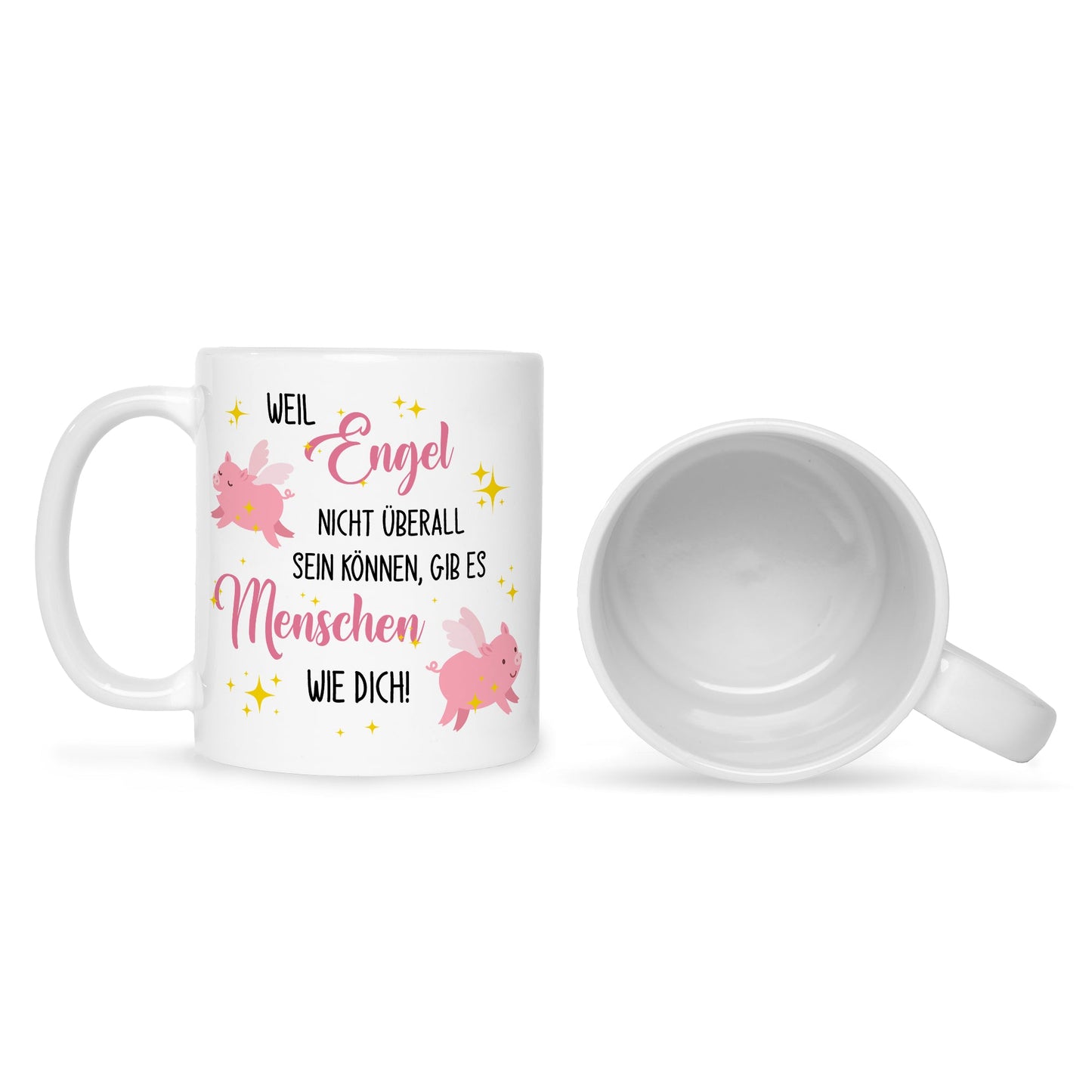 Bedruckte Tasse mit Spruch Menschen wie Dich