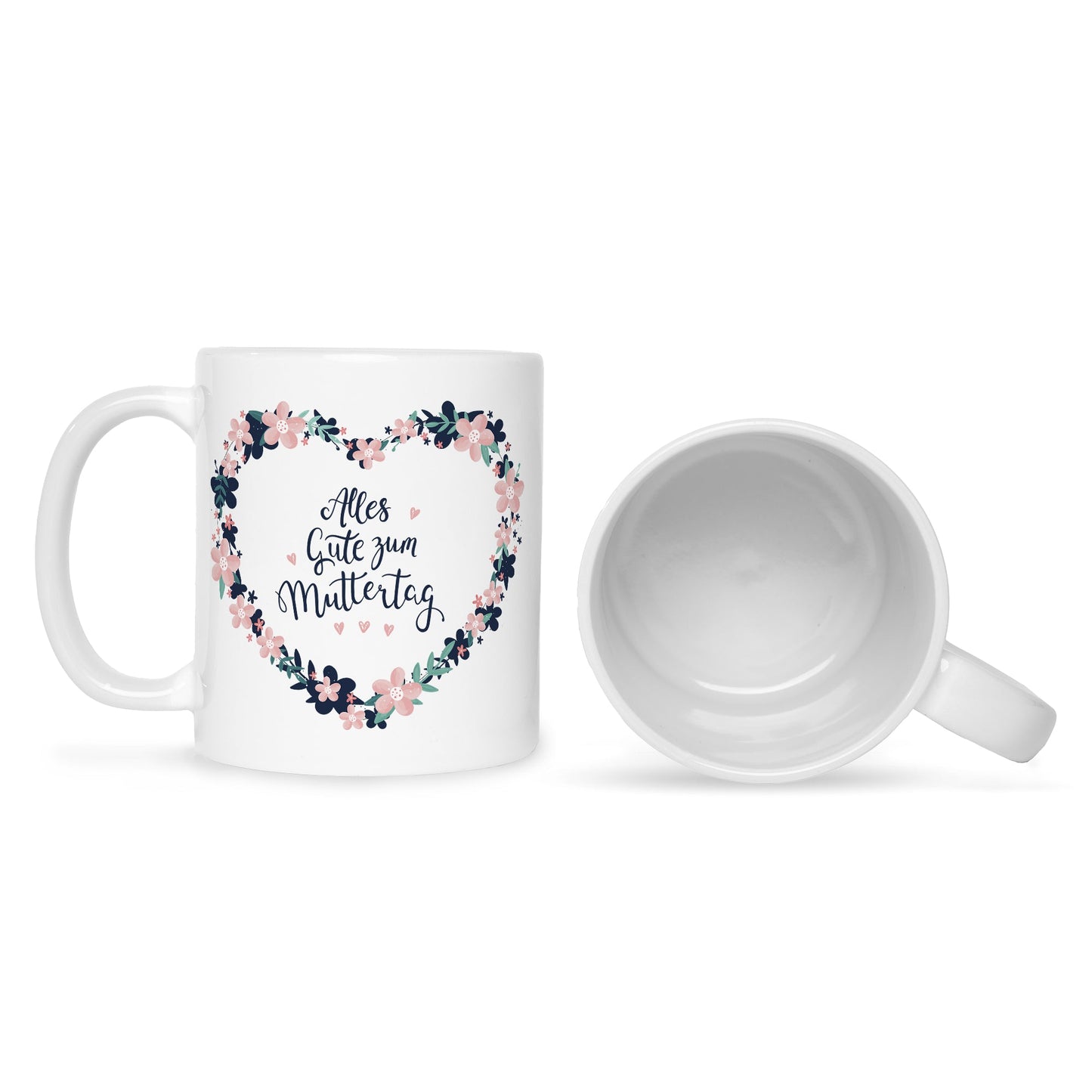 Bedruckte Tasse mit Spruch Alles gute zum Muttertag