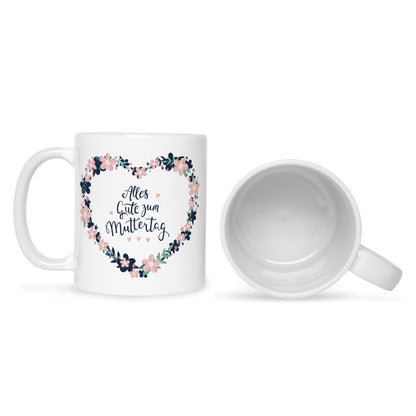 Bedruckte Tasse mit Spruch Alles gute zum Muttertag