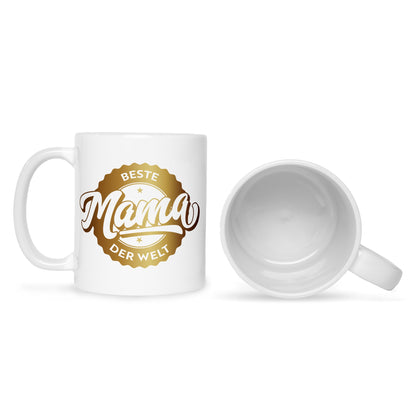 Bedruckte Tasse mit Spruch Beste Mama der Welt