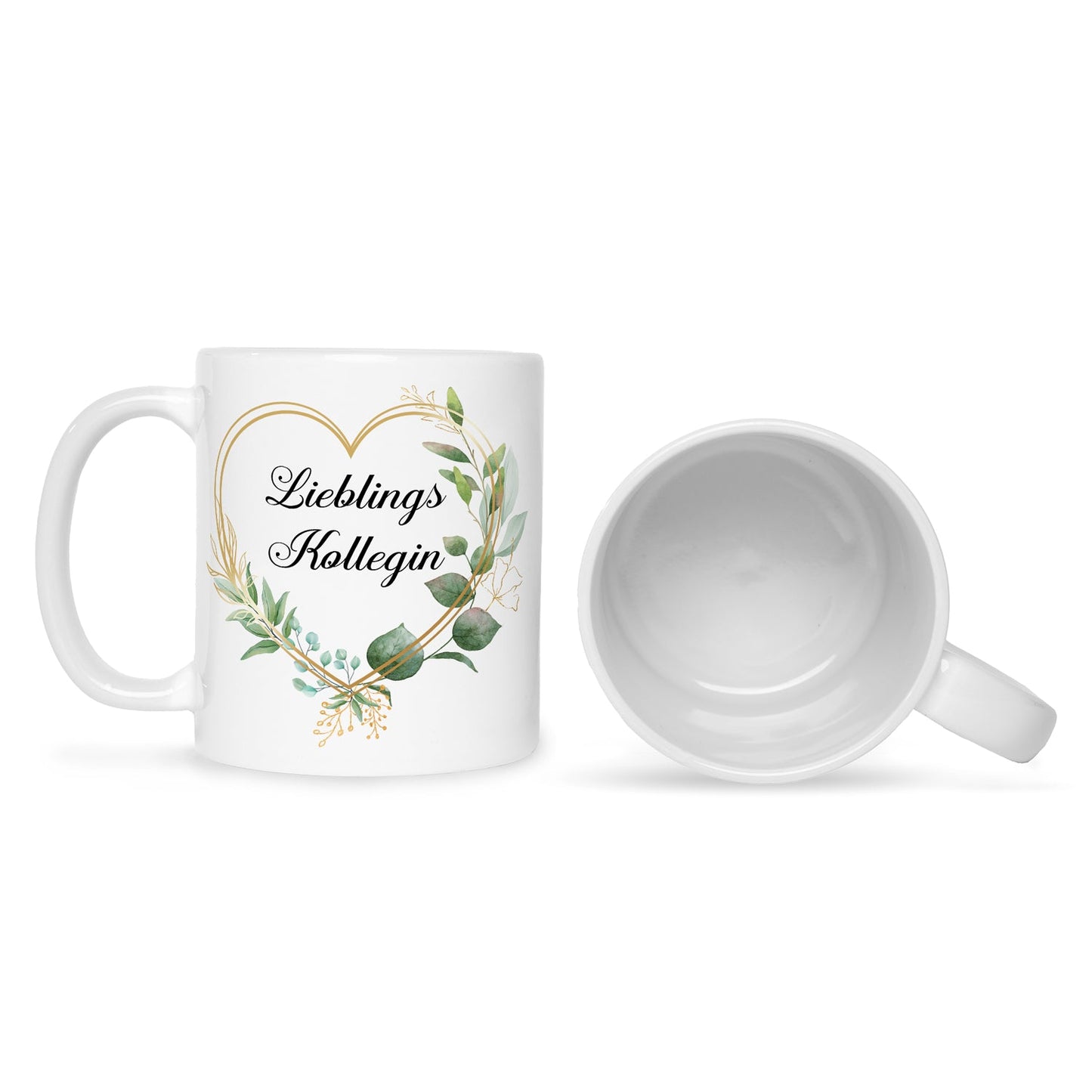 Bedruckte Tasse mit Spruch Lieblingskollegin