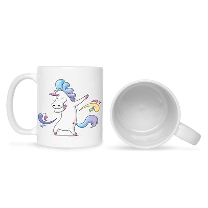 Bedruckte Tasse mit Motiv Einhorn