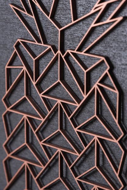 Origami Ananas V2 aus Holz -