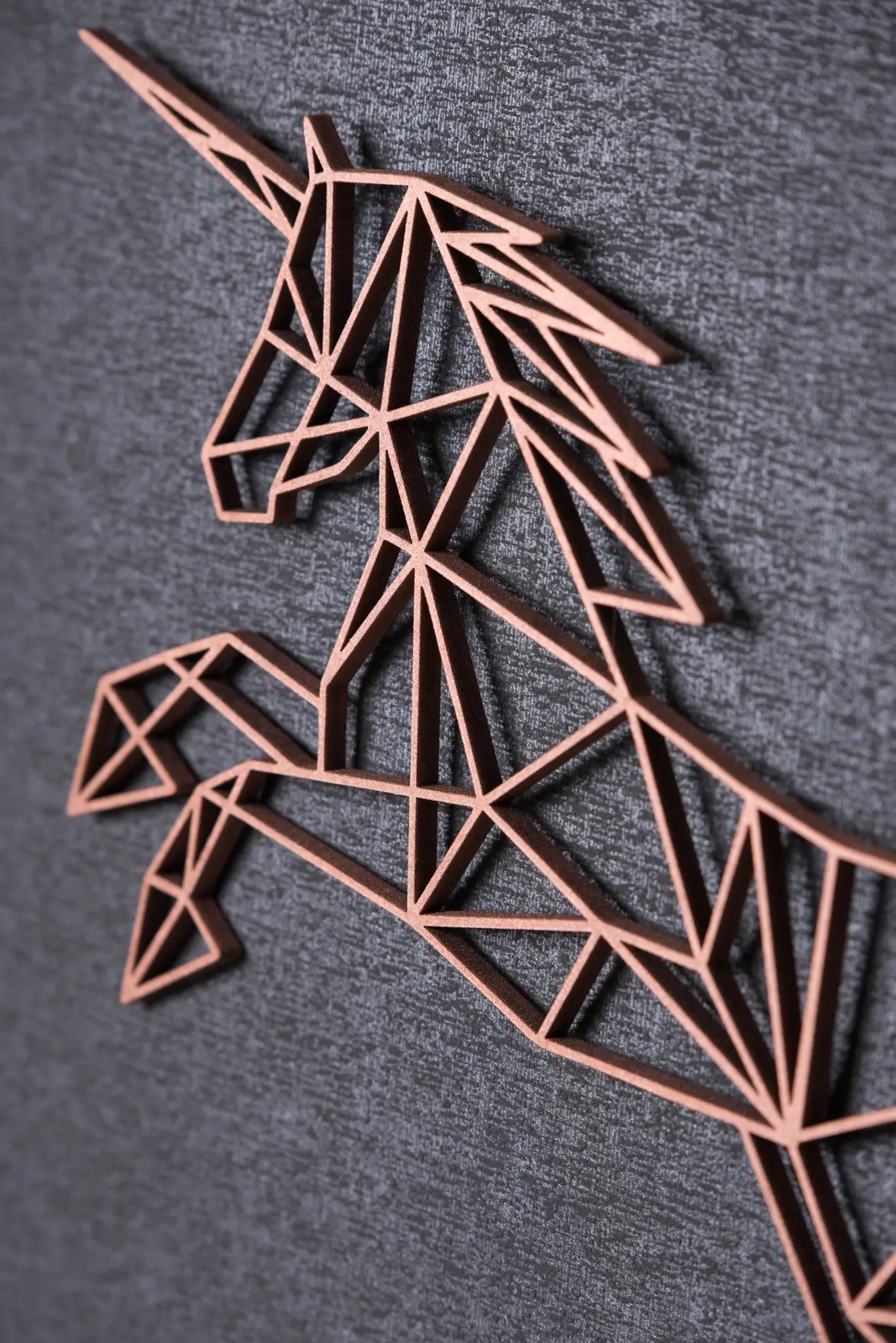 Origami Einhorn V2 aus Holz -
